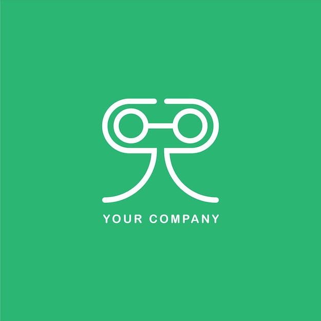 Binoculars logo for business identity