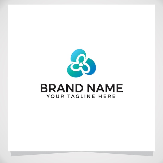 Bio tech creative logo template