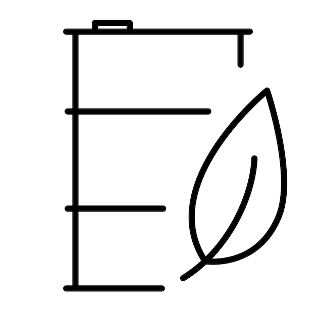 Biofuel canister and oil barrel Ecological biofuel concept Eco friendly industry alternative energy symbol