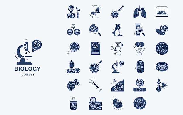 Biology vector icon