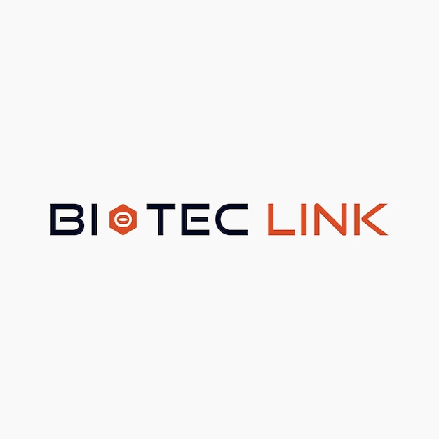 Biotech link tech logo design