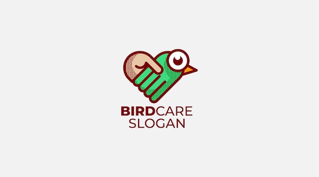 Bird Care Logo vector design template