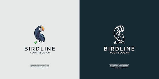 bird design graphic art design template