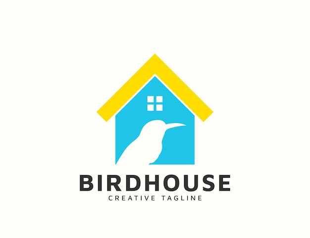 Bird house logo design