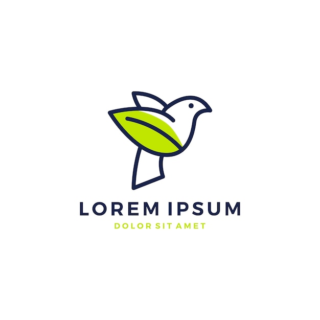 bird leaf logo 