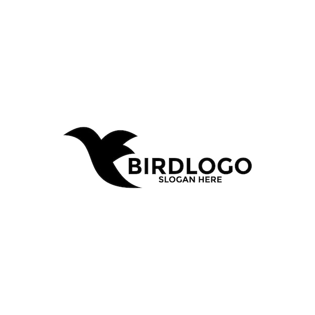 Bird logo design abstract Flying Bird logo vector template