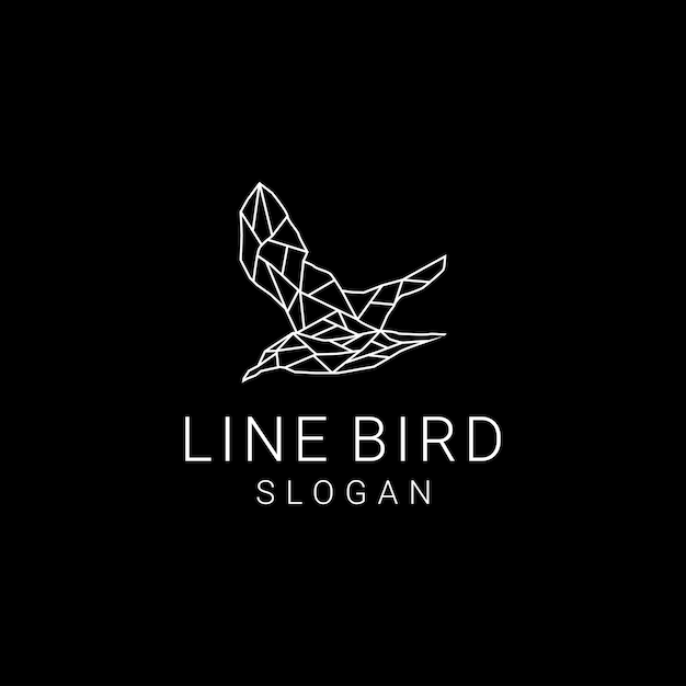 Bird logo design icon template