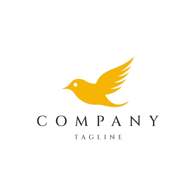 Bird logo design icon vector template