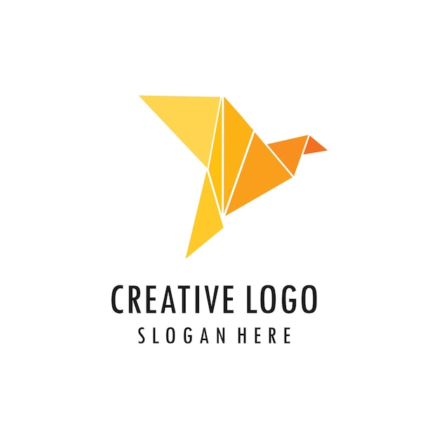 Bird logo design template vector graphics