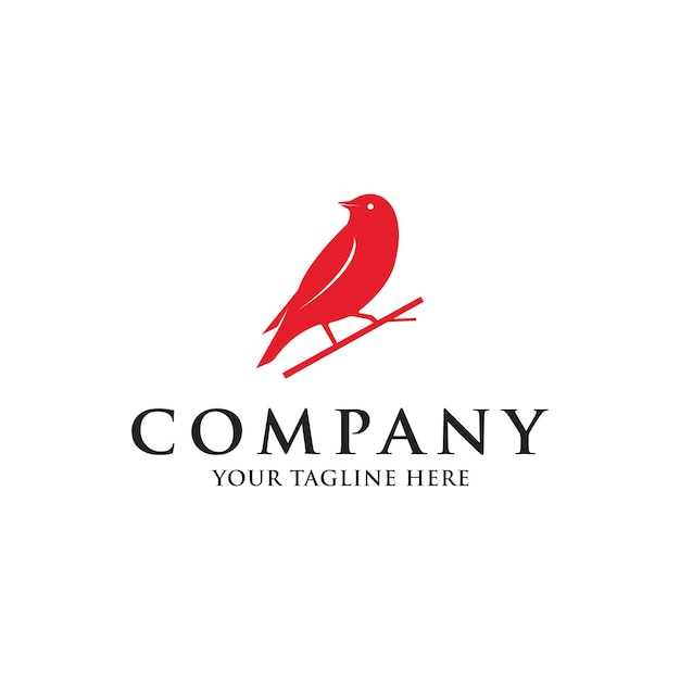 Bird logo design vector