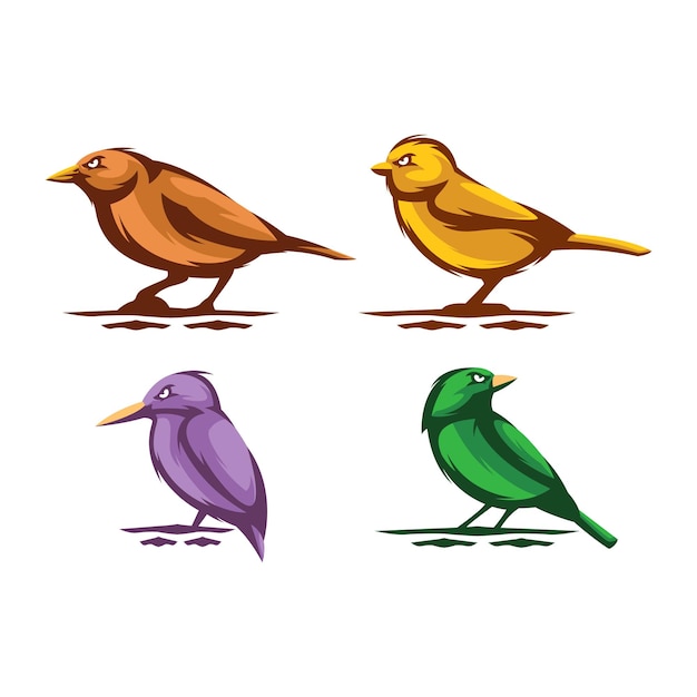 Bird logo designs Pack