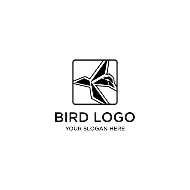 Bird logo logo icon vector image