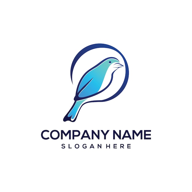 Bird logo vector