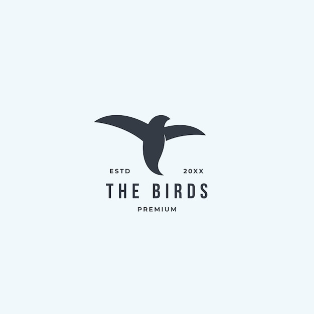 Bird logo vintage retro