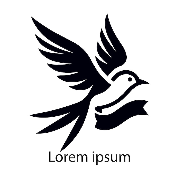 bird logo on white backround