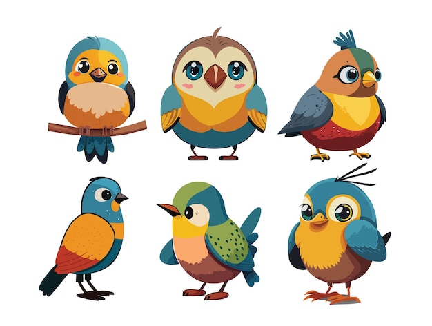 Vector bird mascot