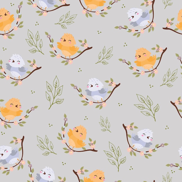 Bird pattern background