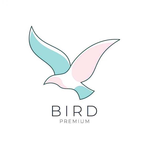 Bird premium logo design