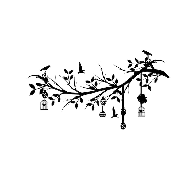 Bird silhouette illustration