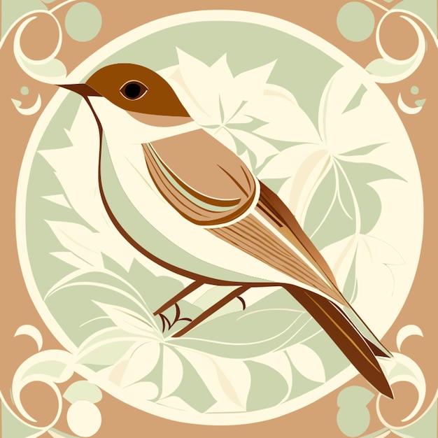 Vector bird vector illustration