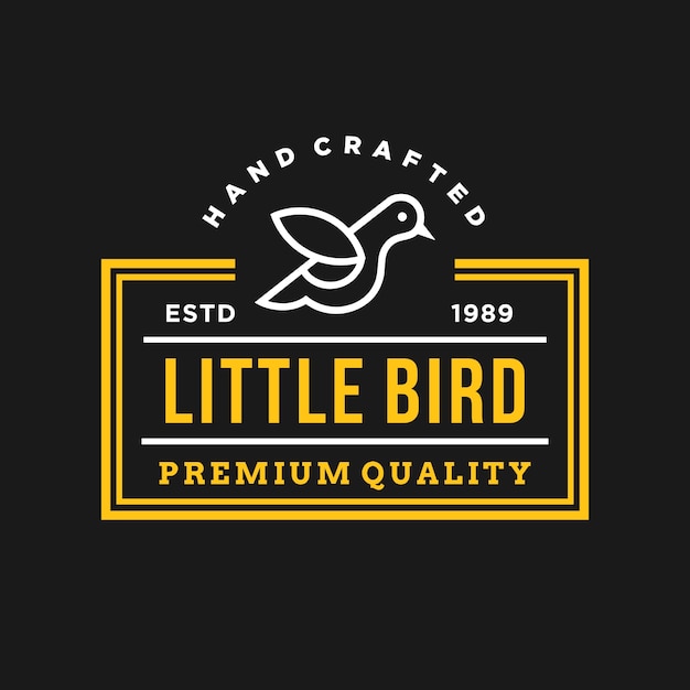  Bird vector logo illustration 