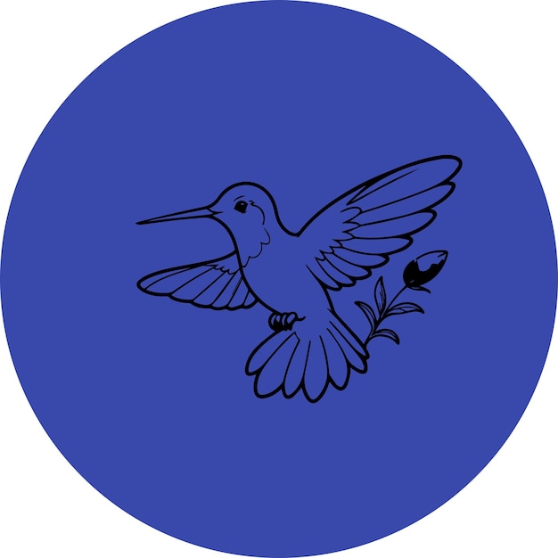 a bird with a blue beak is flying in a circle