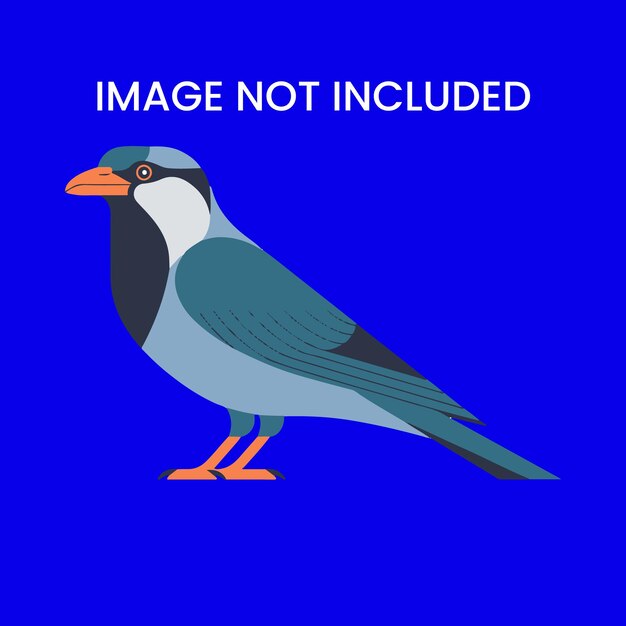 Vector a bird with a picture of a bird that says quot a picture of a bird quot