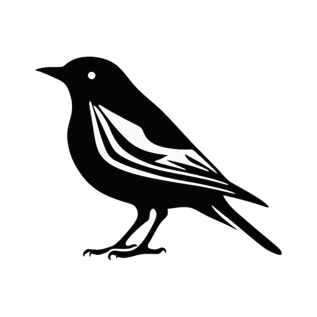 birt silhouette vector design