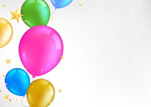 Birthday Balloon Background