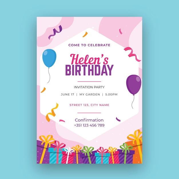 Birthday card concept