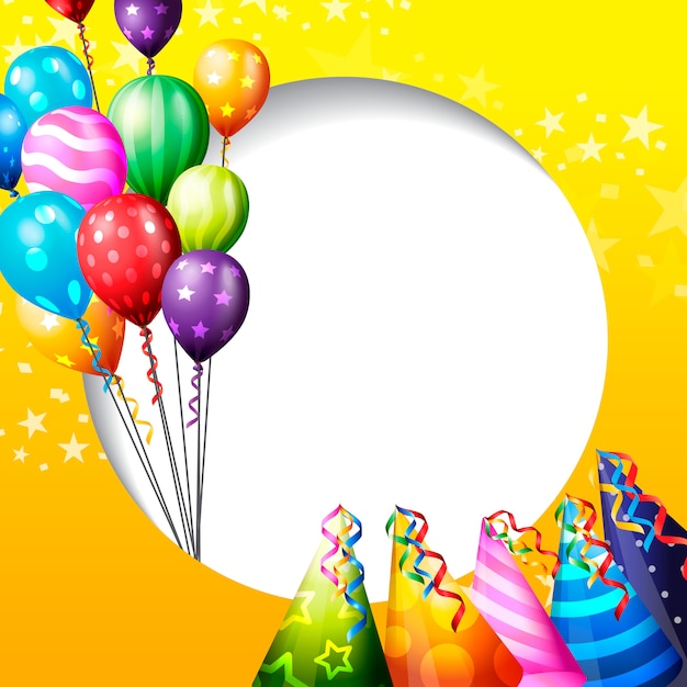 Birthday celebration background, birthday balloon 