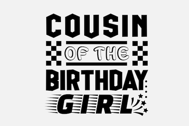 birthday girl svg design