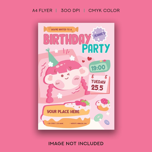 Birthday Party Flyer