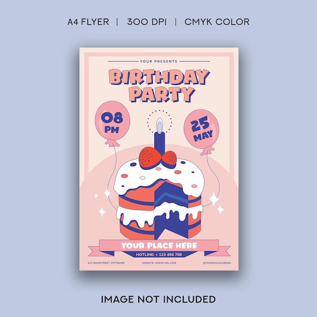 Birthday Party Flyer