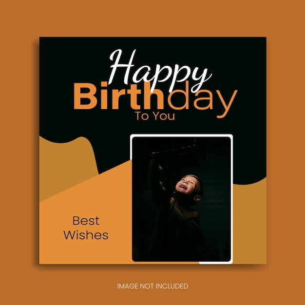 birthday poster design template