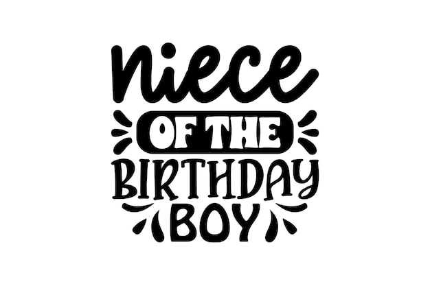 Vector birthday svg design