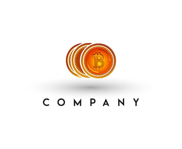 Bit coin logo Cryptocurrency logo Bitcoin Exchange logo Digital money Letter B logo template