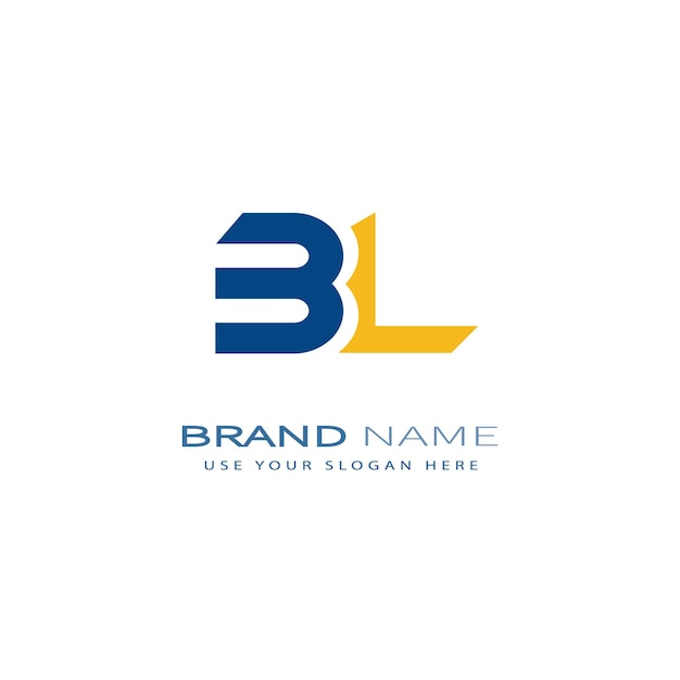 BL192 letter BL logo design