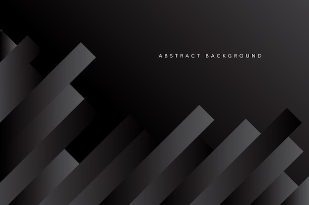 Black abstract background illustration with dark geometric graphic concept