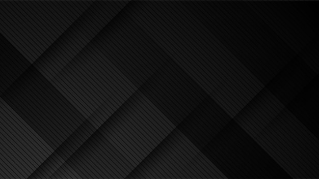 Black abstract background with diagonal lines vector illustration