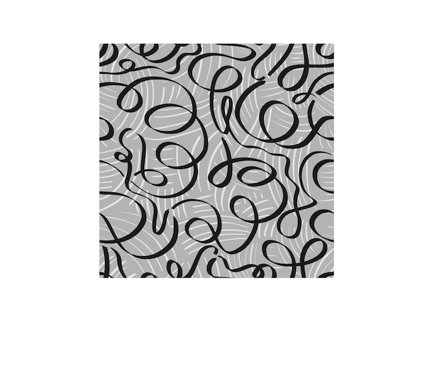 Black abstract fashion pattern Graphic seamless background Repeating abstract background