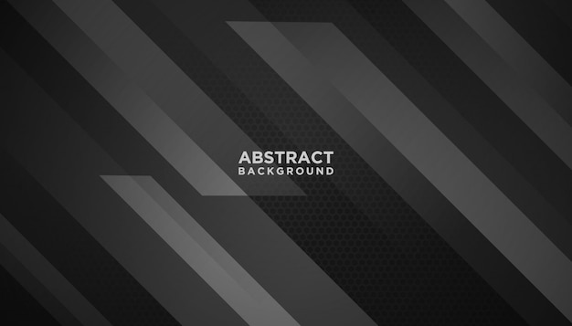 Black abstract geometric background