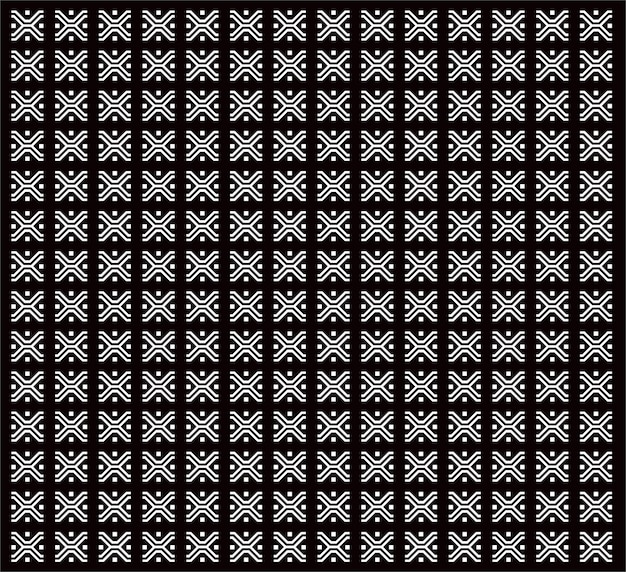 Black abstract pattern design