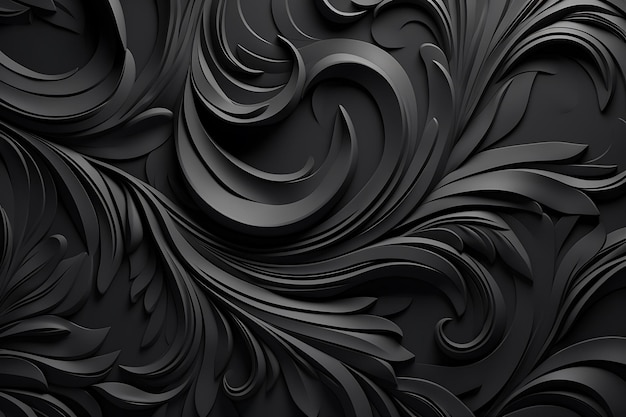 Black Abstract Wallpaper Paper Texture