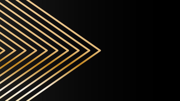 Black background with golden triangles