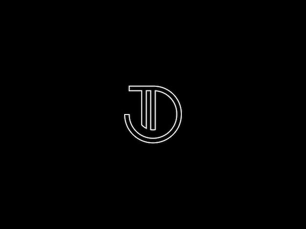 Vector a black background with the letter j on it