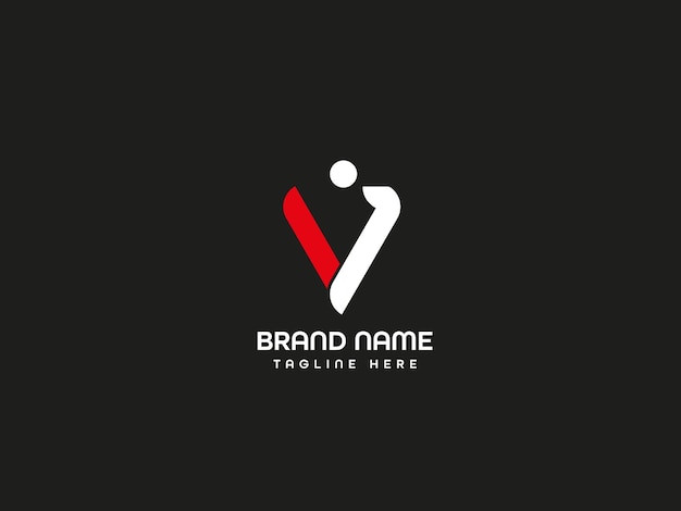 Vector a black background with a logo for a brand name