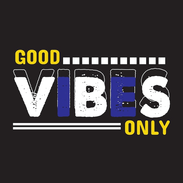 A black background with the words good vibes only on it.