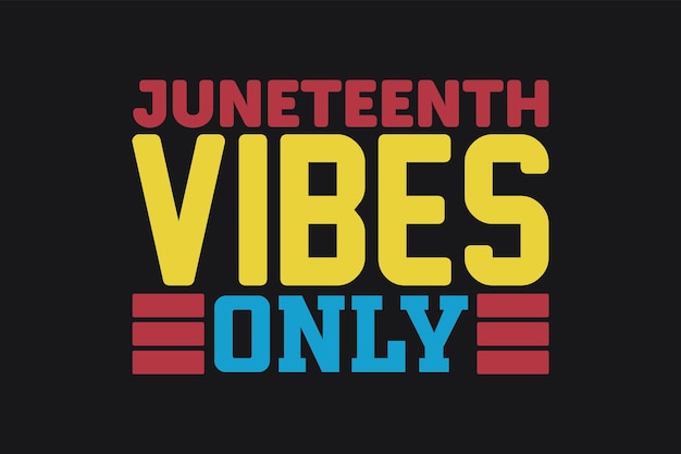 A black background with the words june 18th vibes only on it.