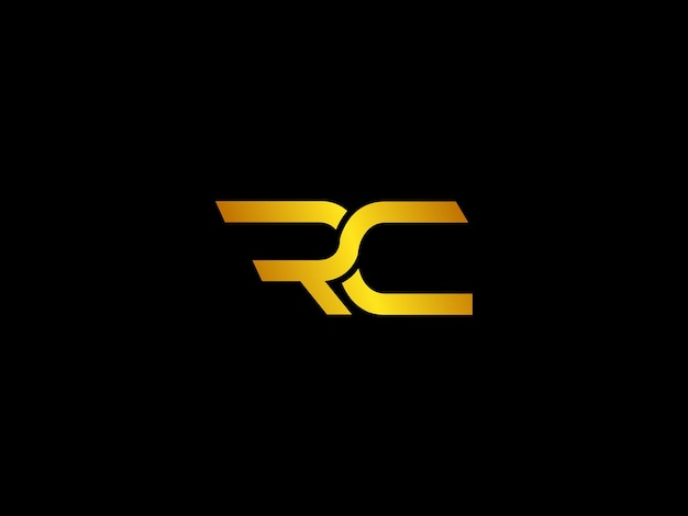 A black background with a yellow logo for a new brand called rc